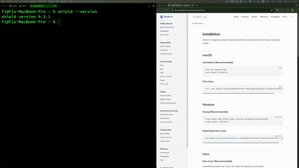 Shield MySQL 插件演示